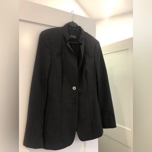 Escada Sport sleek and sharp stretch blazer in charcoal grey